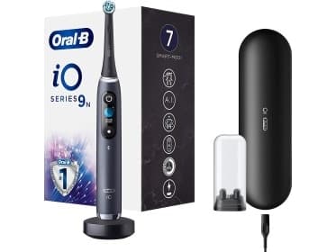 Oral-B iO 4210201303015, Voksen, Roterende, pulserende tandbørste, Sort, Batteri, 1 stk, 1 stk