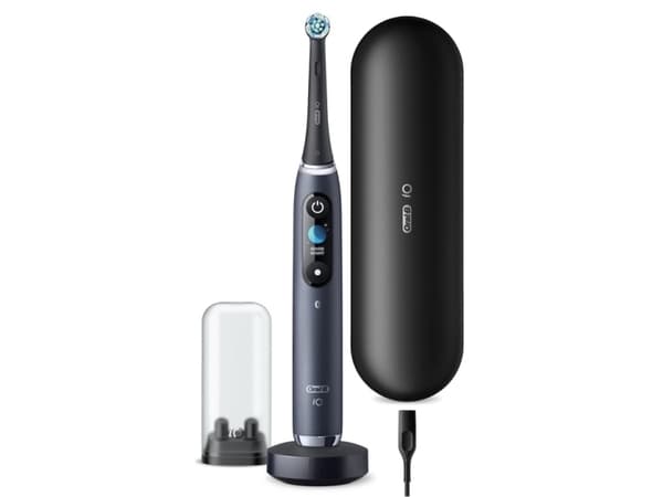 Oral-B iO 4210201303015, Voksen, Roterende, pulserende tandbørste, Sort, Batteri, 1 stk, 1 stk
