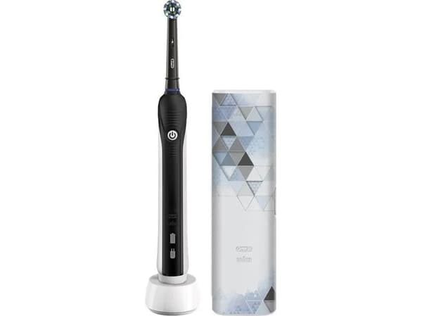 Oral-B Pro 1 750 Voksen Sort, Hvit
