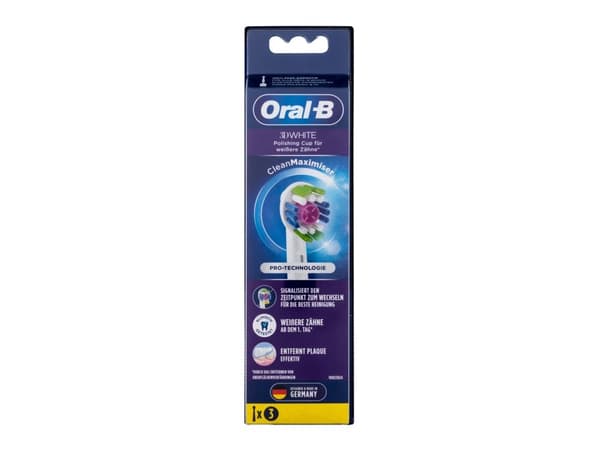 Oral-B 3D Hvite tannbørstehoder 3 stk.