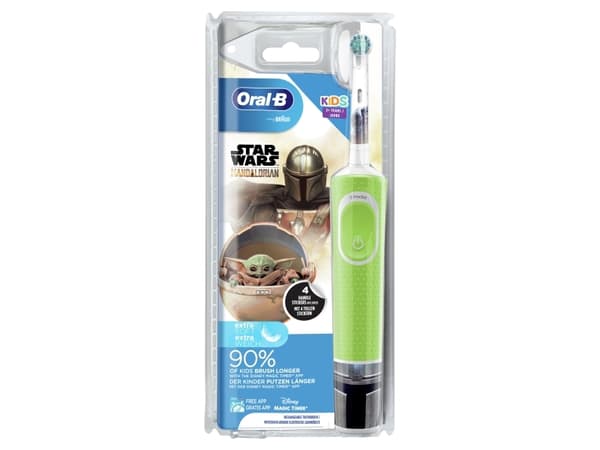 Oral-B Vitality D100.413 Kids Lightyear D100.413.2K Elektrisk børnetandbørste Roterende/oscilierende Hvid, Violet