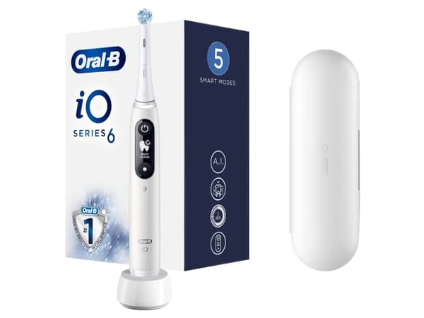 Oral-B magneettinen hammasharja iO Series 6 Valkoinen Alabaster