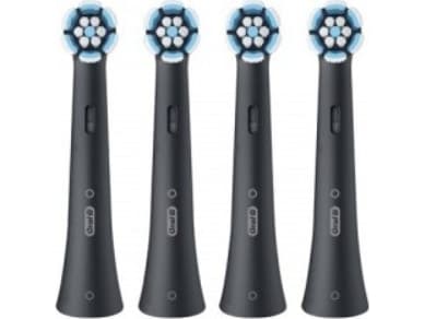 Oral-B iO Gentle Care Ekstra tandbørstehoved, 4 stk. Sort