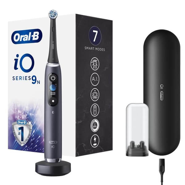 Oral-B iO Series 9N Elektrisk Tannbørste - Black Onyx