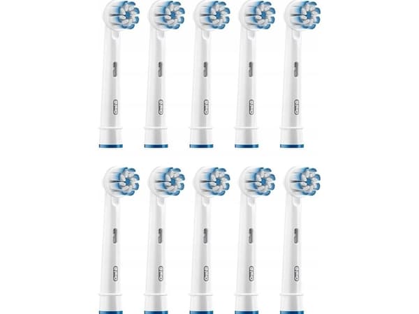 Oral-B Sensi UltraThin EB6082, 10 kpl, Valkoinen, 3 kuukautta, Saksa, Genius, Triumph, SmartSeries, PRO, Vitality (except for Vitality Sonic), bliste
