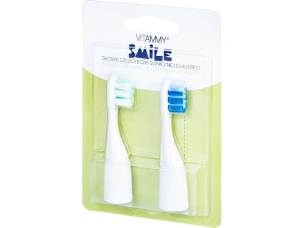 Vitammy tips for Smile sonisk tannbørste, 2 stk.