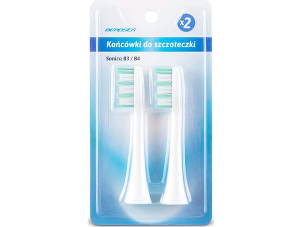 Berdsen attachment nozzles for the Berdsen sonic toothbrush 2 pcs.