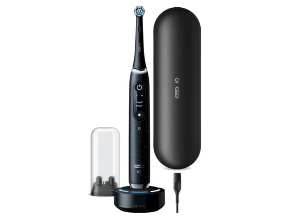 ORAL-B iO-sarja 10 Cosmic Black sähköinen tandbørste + iO Sense-oppaat Lajittelu