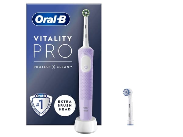 Oral-B Vitality Pro voksen roterende-vibrerende tannbørste lilla (432340)