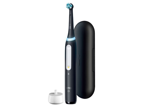 Oral-B iO Series 4 , Vuxen, Vibrerande tandborste, Daglig vård, Super sensitive, Känslig, Tandblekning, Svart, 2 min, Matte Black