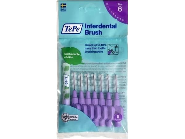 TEPE_Original Interdental tandborstar 1.1mm Lila 8 st