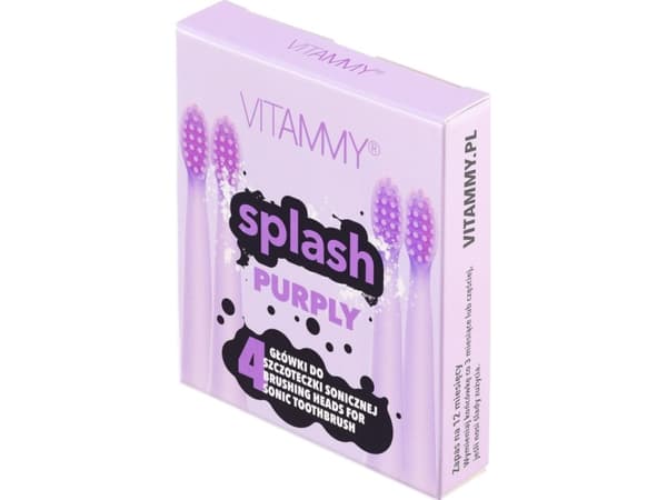 Vitammy tips til Splash Purply sonisk tannbørste, 4 stk.