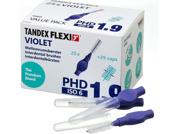 Tandex Tandex (25 st.) tandborstar Medium Violet (lila tjock)