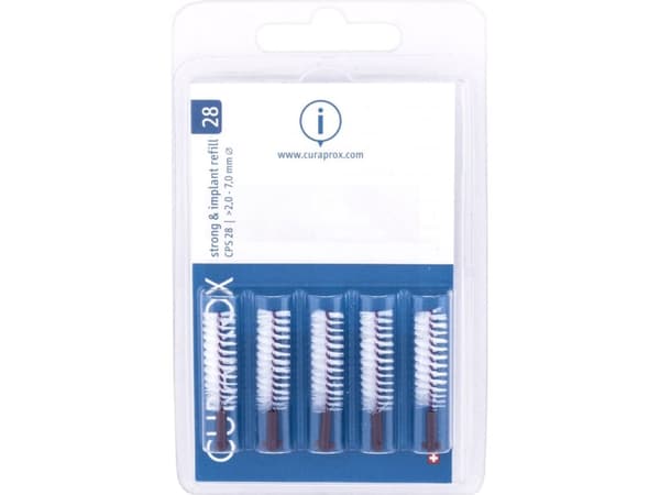 Curaprox Curaprox Strong &amp; Implant Refill 2,0 - 7,0 mm hammasväliharja 5kpl