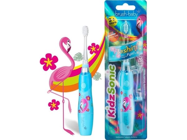 Brush-baby KIDZSONIC FLAMINGO sininen hammasharja