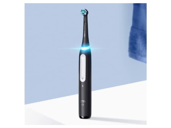 Oral-B magnetisk tandbørste iO Series 4 Duo 2 stk. mat sort/halvhvid