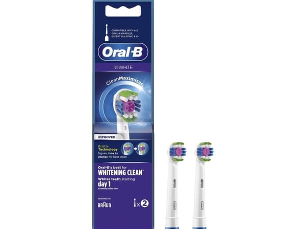 Oral-B hode for CleanMaximiser EB18-2 elektrisk tannbørste, 2 stk.