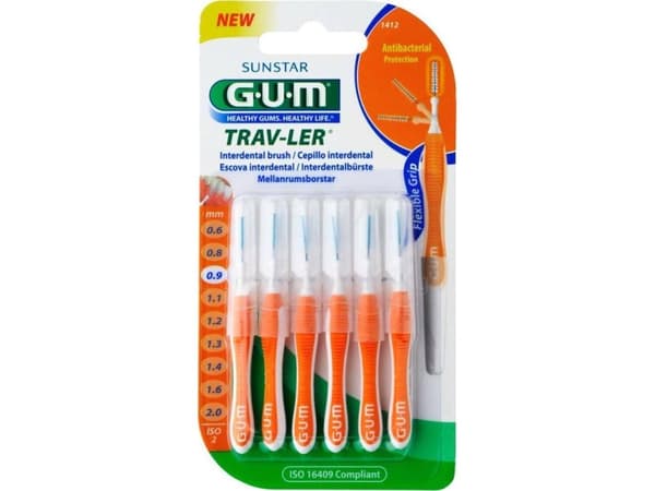 Sunstar GUM D. GUM INTERDENTAL BRUSH 1412/6