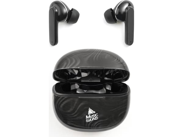 Music Sound Fantasy Kopfhörer True Wireless Stereo (TWS) im Ohr Anrufe/Musik Bluetooth Schwarz - Grau (BTMSTWSINEAR221)