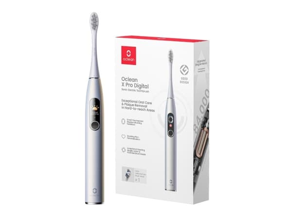 Oclean X Pro digitaalinen äänihammasharja (hopea) (XProDigital silver)