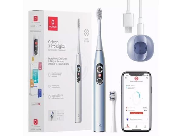 Oclean X Pro digitaalinen äänihammasharja (hopea) (XProDigital silver)