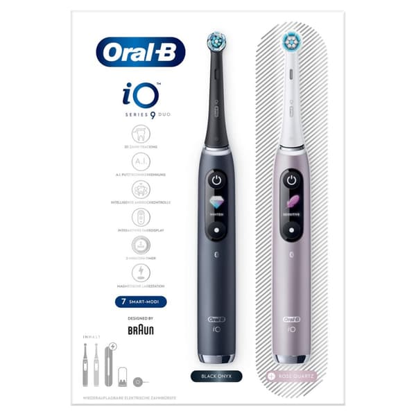 [AI genererad titel] Procter &amp; Gamble Elektrisk tandborste Io9 Duo 7 borst inställningar Uppladdningsbar