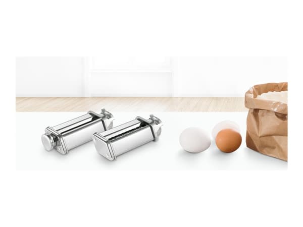 Bosch MUZ5PP1, Ruostumaton teräs, Valkoinen, Ruostumaton teräs, MUM5
