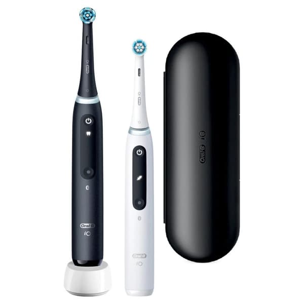Oral-B iO Series 5 Duo -sarjan sähköhammasharjat - Musta ja Valkoinen