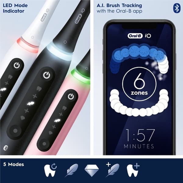 Oral B Eltandborste iO5 Duo Black UCB