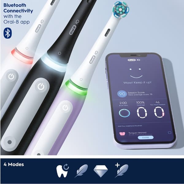 Oral B Elektrisk tannbørste iO4 Matt Black uten TC