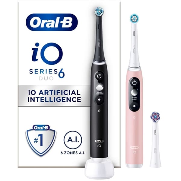 Oral B Elektrisk tannbørste iO6 Series M6 Black/Light Rose