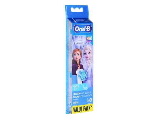 Oral-B EB10S-4 Frozen Monteringsbørster til elektrisk tandbørste 4 stk Hvid