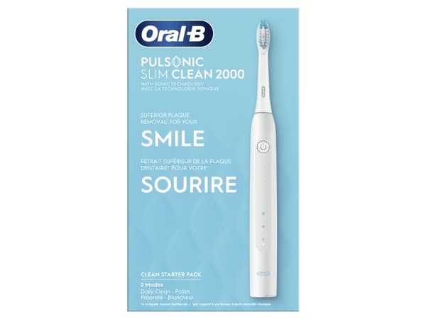 Oral-B Pulsonic Slim Clean 2000 Hvit tannbørste