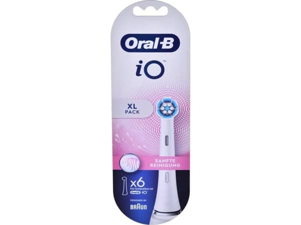 Oral-B iO Series Gentle Care tandborsthuvuden - Svart - 2-pack