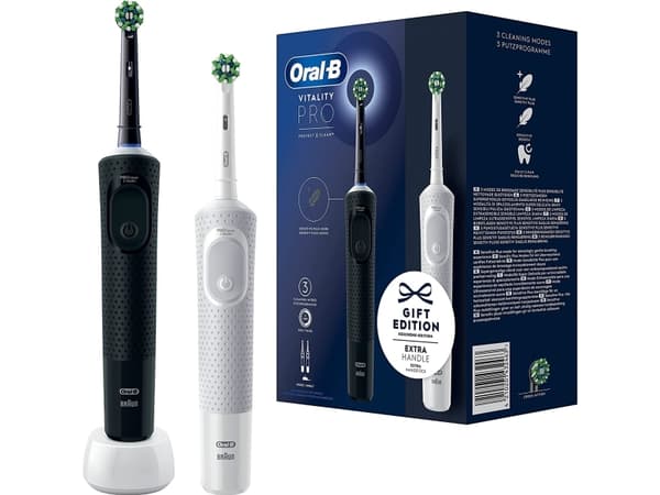 Oral-B Vitality Pro D103 Duo sähköhammasharjat - musta ja violetti