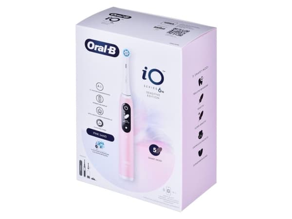 Oral-B iO Series 6 elektrisk tandborste - Rosa Sand