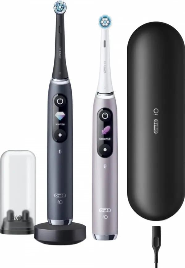 Oral-B | Electric Toothbrush | iO 9 Series Duo | Rechargeable | For adults | Number of brush heads included 2 | Number of teeth brushing modes 7 | Bl