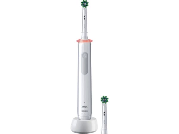 Oral-B Electric Toothbrush | Pro 3 3000 Cross Action | Rechargeable | For adults | Number of brush heads included 2 | Number of teeth brushing modes