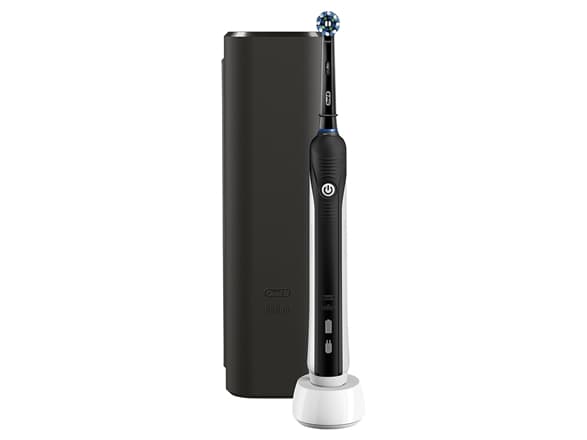 Oral-B Pro 1 750, Vuxen, Svart, Vit, 2 min, Svart, Vit, Batteri, Inbyggt batteri