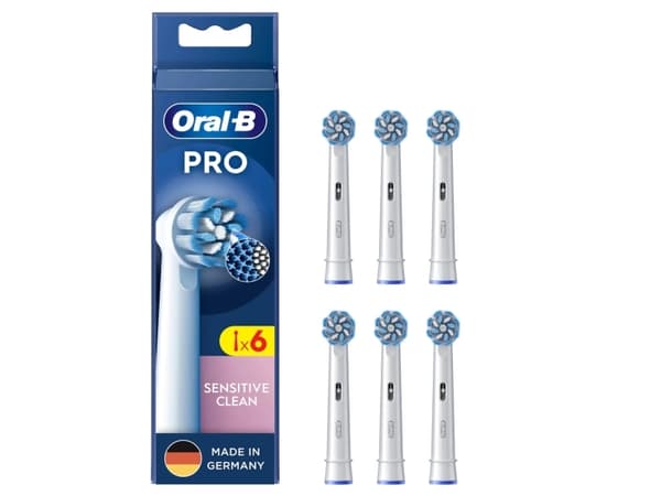 Oral-B Sensitive Clean , 6 styck, Vit, 3 månad (er), Extra mjuk, Oral-B, Låda