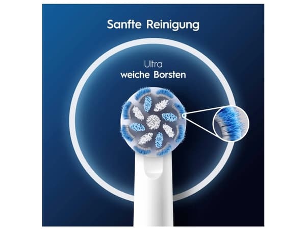 Oral-B Sensitive Clean , 4 stykker, Hvit, 3 måned(er), Ekstra myk, Oral-B, Boks