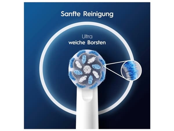 Oral-B Sensitive Clean , 8 kpl, Valkoinen, 3 kuukautta, Erittäin pehmeä, Oral-B, Laatikko