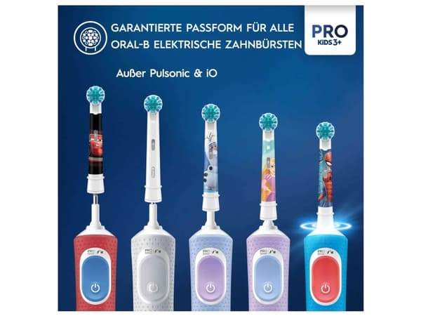 Oral-B Kids Frozen, 4 kpl, Valkoinen, 3 kuukautta, Erittäin pehmeä, 3 vuosi/vuosia, Oral-B