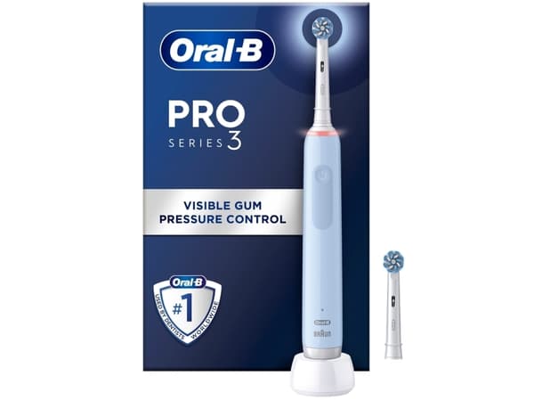 Eltandborste Pro3 Blue + Extra Refill