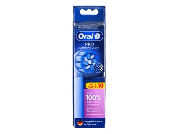 Oral-B Pro Sensitive Clean Brush tips Hvid, 10 stk. Ekstra tandbørstehoveder