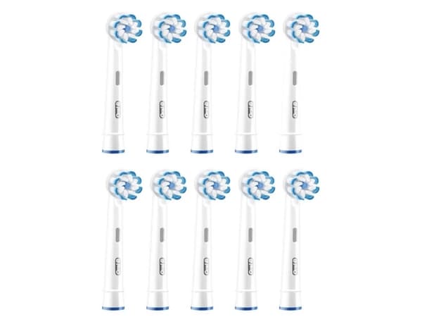 Oral-B Pro Sensitive Clean Brush tips Hvid, 10 stk. Ekstra tandbørstehoveder