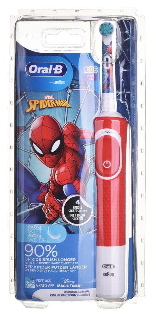 Oral-B Vitality 100 Kids Spiderman, Elektrische Zahnbürste