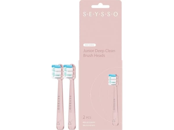 Seysso Junior Pink vaihtokärjet Sonic-hammasharjaan (2kpl)
