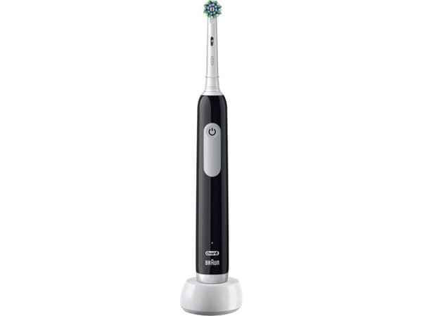 Oral-B Pro 1 8700216012935, Vuxen, Roterande och oscillerande tandborste, Daglig vård, Känslig, Tandblekning, Svart, 2 min, Rund