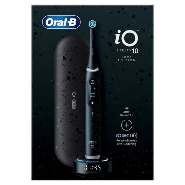 Oral-B iO Series 10 Luxe Edition Elektrisk tandborste - Cosmic Black